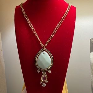 🟡 FANCY TEARDROP NECKLACE